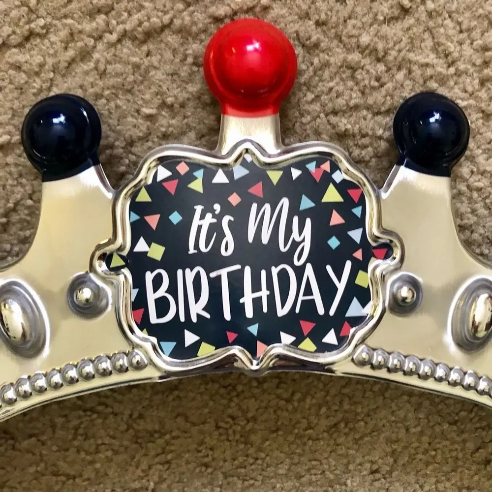It’s My Birthday Silver Crown Party Hat